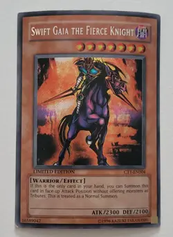 JP) Yugioh - Konami - Yu-Gi-Uh! - Swift Gaia the Fierce Knight - CT1-EN004 - Image 1
