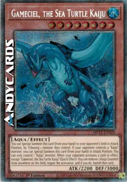 GAMECIEL, THE SEA TURTLE KAIJU • Rara Starlight • MP25 EN028 • 1Ed • Yugioh! - Image 1