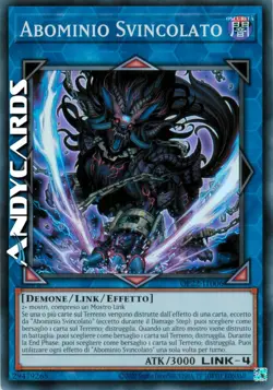 ABOMINIO SVINCOLATO (Unchained Abomination) Super R • OP22 IT006 • Unl • Yugioh! - Image 1