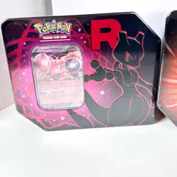 Pokemon Destined Rivals: Team Rocket Tins (Mewtwo, Nidoking, Persian) Set of 3 - Image 3
