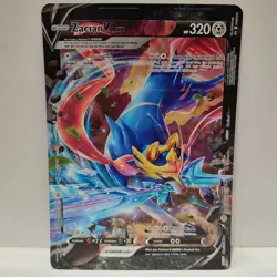 Pokemon Zacian V Union SWSH165 Oversize Jumbo Official Promo Near Mint - Image 1