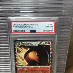 2010 POKEMON HEARTGOLD SOULSILVER TYPHLOSION PRIME #110 ULTRA PSA 8 NM 119299065 - Image 2