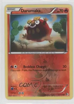 Darumaka Reverse Foil Pokemon Black & White Boundaries Crossed #27 - Image 1