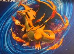 Pokemon 2016 Regional Championships Philadelphia PA Mega Charizard Y Playmat - Image 1