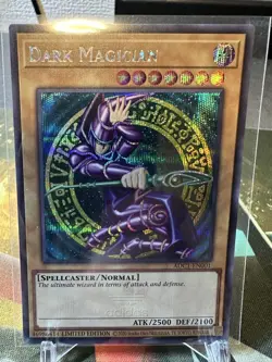 Yugioh Cards Dark Magician Secret Rare ADC1-EN001 adidas Promo English TCG Card - Image 1