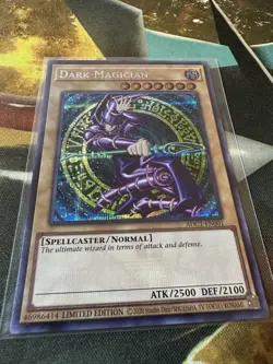 Yugioh Cards Dark Magician Secret Rare ADC1-EN001 adidas Promo English TCG Card - Image 2
