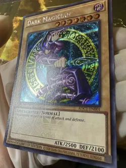 Yugioh Cards Dark Magician Secret Rare ADC1-EN001 adidas Promo English TCG Card - Image 3