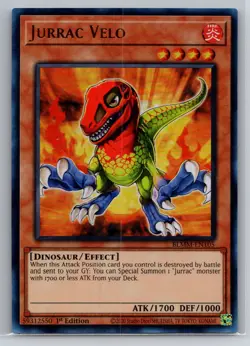 Jurrac Velo BLMM-EN105 ULTRA RARE - 1st Edition YUGIOH - Image 1