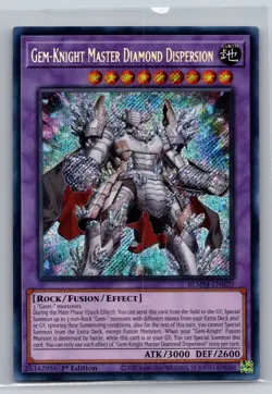 BLMM-EN020 Gem-Knight Master Diamond Dispersion Secret Rare 1st Ed YuGiOh - Image 1