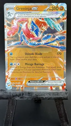 Greninja ex 106/167 - Twilight Masquerade - Pokemon TCG - Double Rare - Image 1