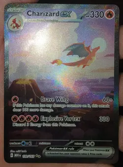 Charizard ex 199/165 Special Illustration Rare 151 Pokemon English NM - Image 1