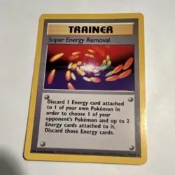 Pokemon TCG Super Energy Removal Base Set Rare 079/102 Regular English 2000 - Image 1