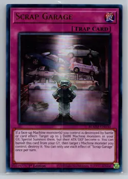 YUGIOH BLMM-EN030 Scrap Garage Ultra Rare 1st Edition - Image 1