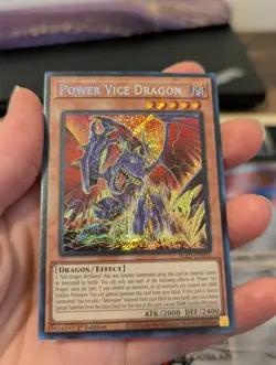 Power Vice Dragon-BLZD-EN002- Secret Rare-1st Edition-Yugioh! - Image 4
