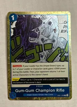Luffy EB01-028 Extra Booster Memorial Collection Common NM One Piece TCG - Image 1