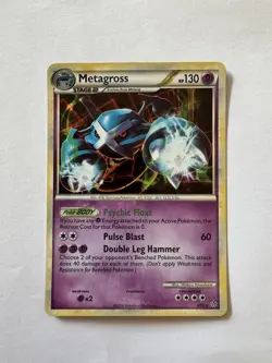 Metagross 4/95 - HGSS Unleashed Holo Rare- Pokemon Card - Image 1