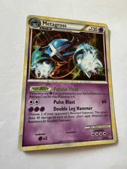 Metagross 4/95 - HGSS Unleashed Holo Rare- Pokemon Card - Image 2