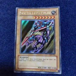YuGiOh Gaia The Fierce Knight LOB-006 1st Edition Ultra NM-EX Asian English - Image 1