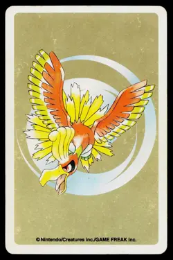 Poliwhirl 4 of Diamonds Pokemon Gold Deck Playing Cards Heavily Played - Image 2