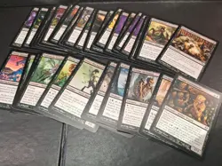 43 MTG Black Card Lot Shadowmoor Eventide Morningtide 10th Ed Uncommons Commons - Image 1