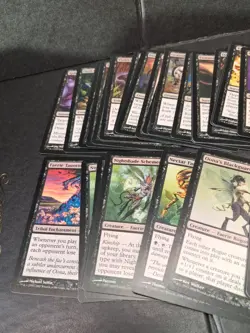 43 MTG Black Card Lot Shadowmoor Eventide Morningtide 10th Ed Uncommons Commons - Image 2