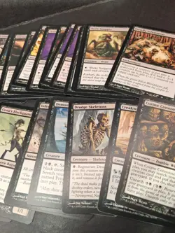 43 MTG Black Card Lot Shadowmoor Eventide Morningtide 10th Ed Uncommons Commons - Image 3