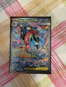 Mega Greninja EX 116/086 Breakpoint Holo Ultra Rare Full Art Pokemon Card EN - Image 1
