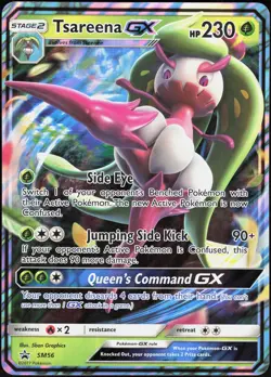 Sun & Moon Promo Tsareena GX - SM56 Holo Promo Pokemon (Jumbo Card) LP - Image 1