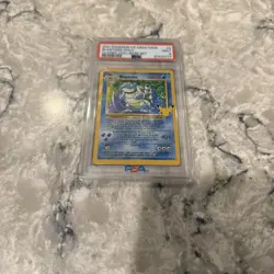 Pokemon TCG Holo Rare Blastoise Card 2/102 PSA 9 Celebrations Classic Collection - Image 3