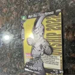 Majin Buu Tricky Nemesis Championship 2022 Foil Dragon Ball Super Card Game | NM - Image 5
