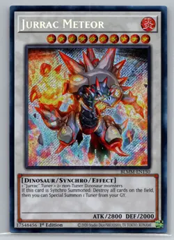 Jurrac Meteor - Secret Rare 1st Edition BLMM-EN150 YuGiOh - Image 1