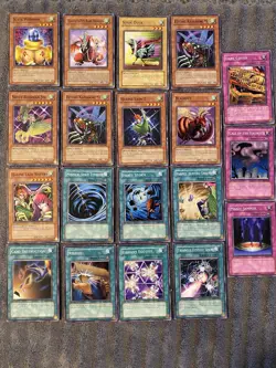 Konami Yu-Gi-Oh! Structure deck: Lord of the Storm SD8 1st Edition 19 Card Lot - Image 1