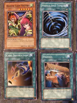 Konami Yu-Gi-Oh! Structure deck: Lord of the Storm SD8 1st Edition 19 Card Lot - Image 4