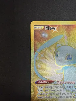Mew 025/025 Secret Rare Celebrations 25th Anniversary Gold Pokemon Card TCG NM - Image 5