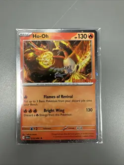 GameStop Stamped Ho-oh Holo Promo Pokemon TCG Chaos Rising Card Sealed NM - Image 1