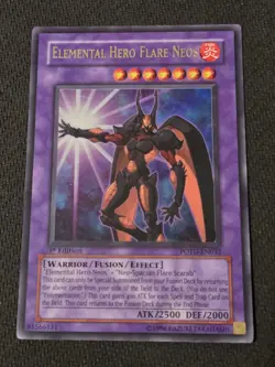 Elemental Hero Flare Neos POTD-EN032 Ultra Rare 1st Edition NM Yugioh - Image 1