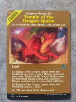 MTG Magic the Gathering - Temple of the Dragon Queen Showcase - Forgotten Realms - Image 1