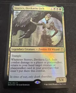 Storrev, Devkarin Lich *FOIL* War of the Spark Magic the Gathering MTG - Image 1