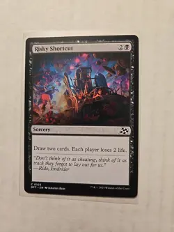 Risky Shortcut - Aetherdrift - LP - Common - Sorcery - Image 1