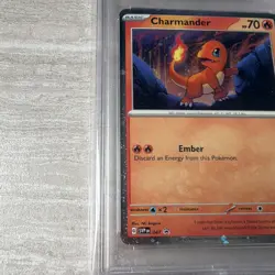 Pokemon Charmander Cosmos Holo Promo SVP 047 English PSA 10 2023 - Image 2