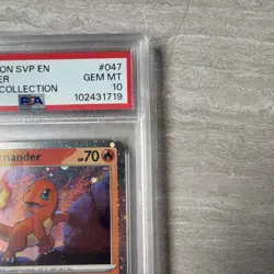 Pokemon Charmander Cosmos Holo Promo SVP 047 English PSA 10 2023 - Image 4