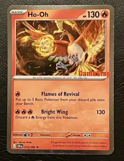 Ho-Oh Gamestop Promo Pokemon Card Holo Foil - Image 1