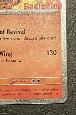 Ho-Oh Gamestop Promo Pokemon Card Holo Foil - Image 3
