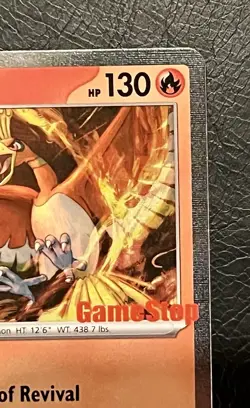 Ho-Oh Gamestop Promo Pokemon Card Holo Foil - Image 4
