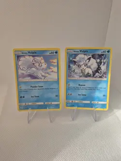 Vulpix 27/147 And Vulpix 21/145 Pokemon Cards Lot LP B4 - Image 1