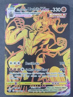 Single Strike Urshifu VMAX TG29/TG30 Trainer Gallery Brilliant Stars Pokemon TCG - Image 1