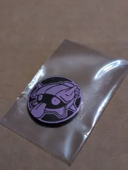 Pokemon Purple Shellder Mini Coin From 151 Chinese - Image 1