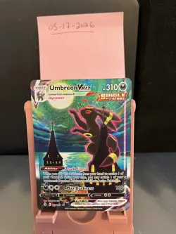 Pokemon Umbreon VMAX Alternate Art Secret Rare Evolving Skies LP/NM - Image 4