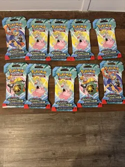 Lot Of 10 Pokemon TCG Journey Together Factory Sealed Sleeved Booster Packs - Image 2