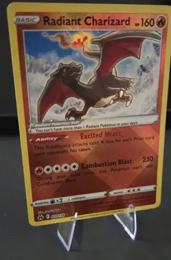 Pokemon TCG Radiant Charizard Crown Zenith Holo Ultra Rare Card 020/159 - Image 2